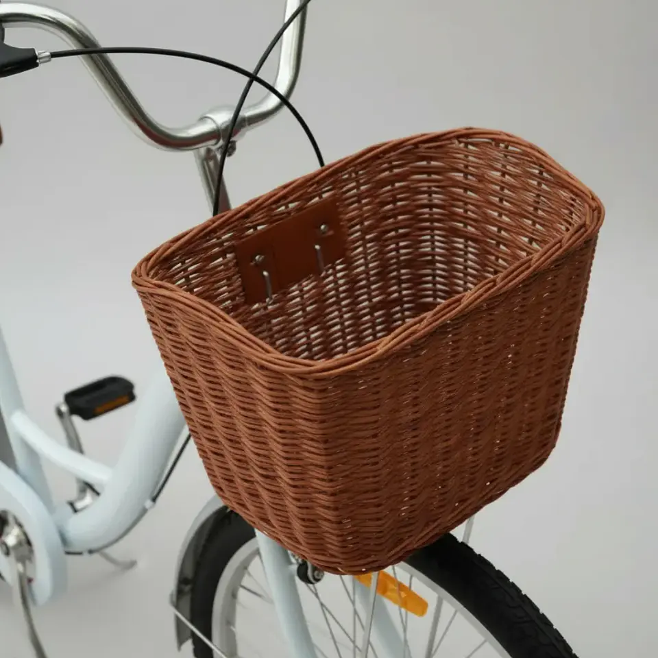 Bicicleta Urbana Lady Aro 26 Gris con Canasta, Parrilla y 7 Velocidades 3