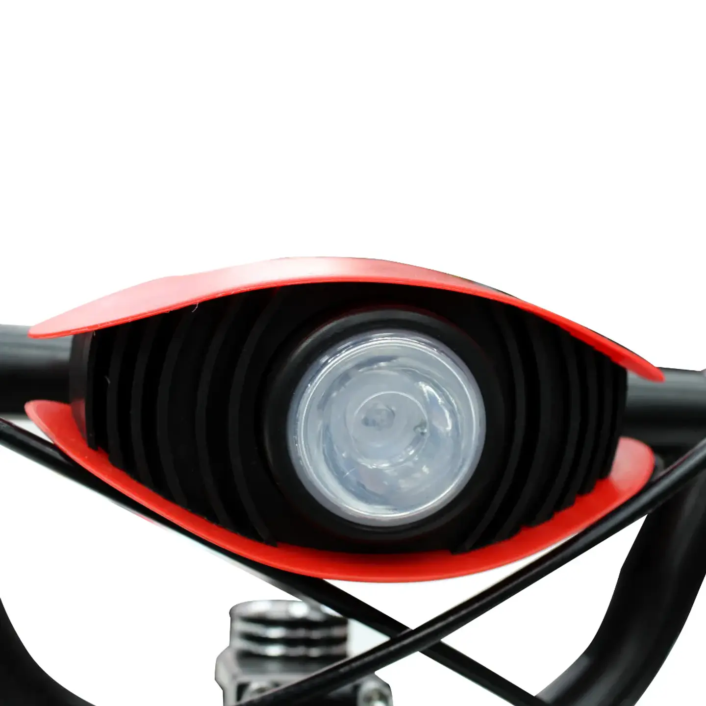 Bicicleta BMX Infantil Aro 16 Space para Niños Negro con Rojo y Ruedas Auxiliares 4