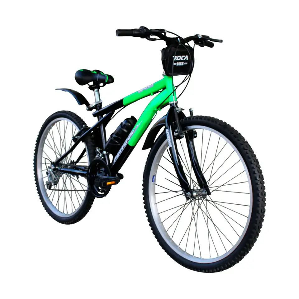 Bicicleta MTB Maydol Aro 26 con 16 Velocidades Verde y Accesorios 2