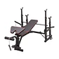Banca Multifuncional Doble Rack PRO para Pesas hasta 180 kg - Miniatura 1