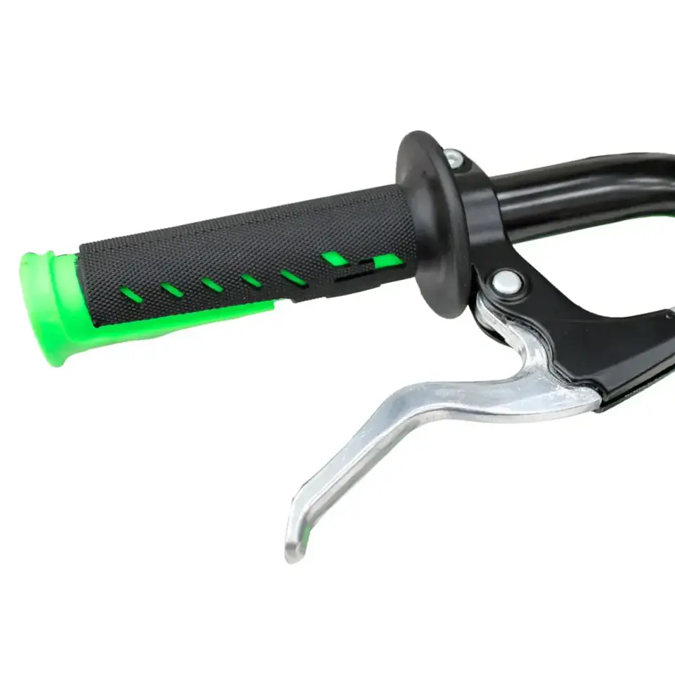 Bicicleta BMX Aro 20 con Suspensión, Rayos de Colores y 4 Pegs Negro/Verde 5