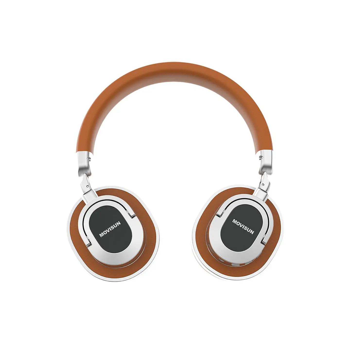 Audífonos Bluetooth Retro MOVISUN Urban Rock3 Marrón con Modo Juego, 28 Horas y Diseño Plegable 2