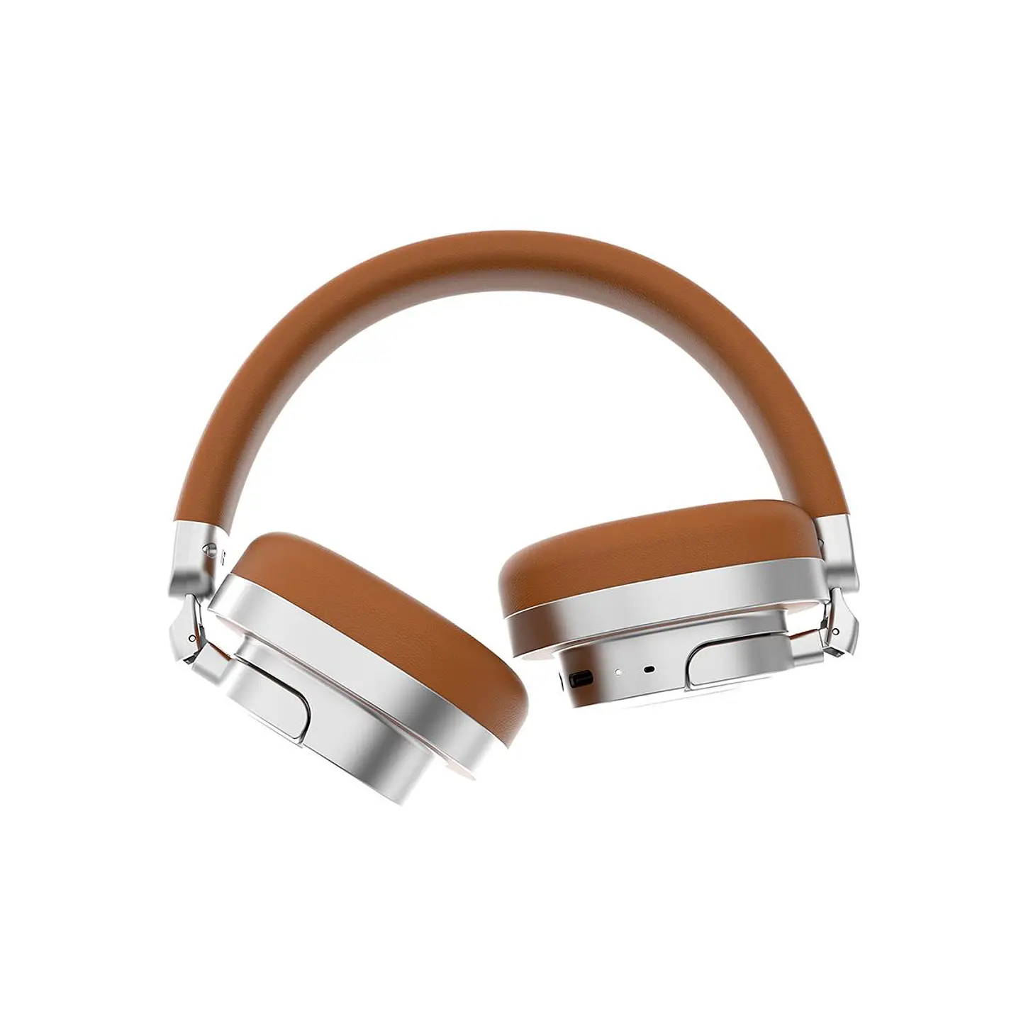 Audífonos Bluetooth Retro MOVISUN Urban Rock3 Marrón con Modo Juego, 28 Horas y Diseño Plegable 5