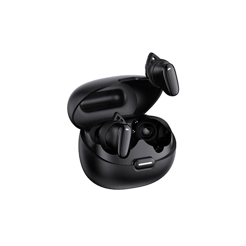 Audífonos Bluetooth MOVISUN Earbox Buds3 TWS Negro con ANC, Modo Juego y 28 Horas