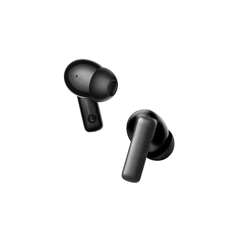 Audífonos Bluetooth MOVISUN Earbox Buds9 TWS Negro con ANC, Bluetooth 6.0 y Pantalla LED 2