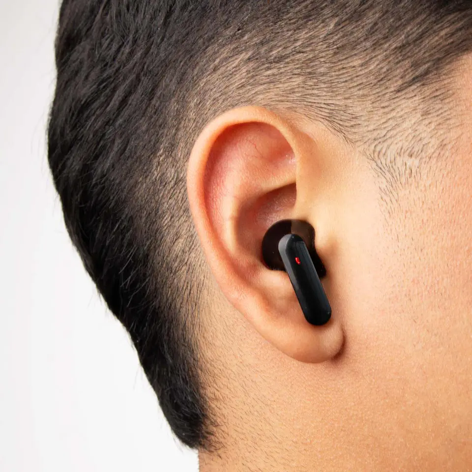 Audífonos Bluetooth MOVISUN Earbox Super TWS Negro con 67 Horas, Pantalla LED y Modo Juego 6