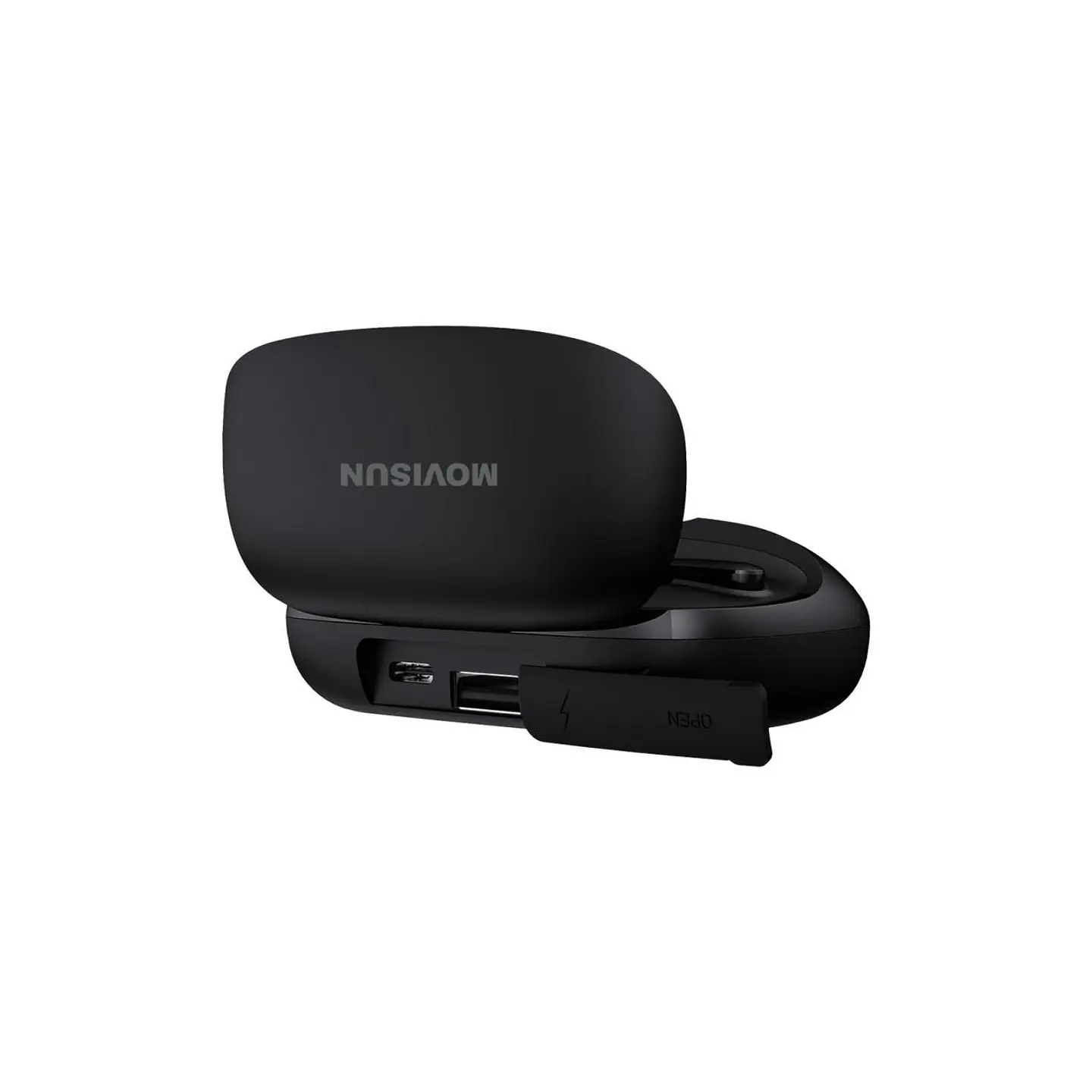 Audífonos Bluetooth MOVISUN Earbox Super TWS Negro con 67 Horas, Pantalla LED y Modo Juego 4