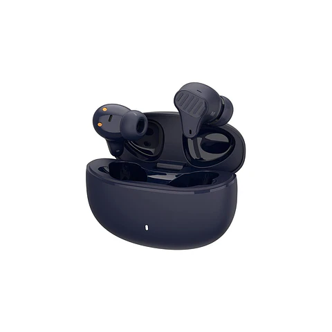 Audífonos Bluetooth MOVISUN Ear Beans6 TWS Azul con 20 Horas, Control Táctil y Tipo C