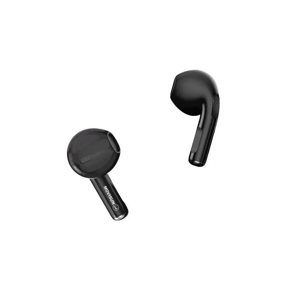 Audífonos Bluetooth MOVISUN T10 TWS Negro con Control Táctil y 16 Horas 2