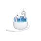 Audífonos Bluetooth MOVISUN T17 TWS Blanco con Modo Juego, Control Táctil y 16 Horas - Miniatura 1