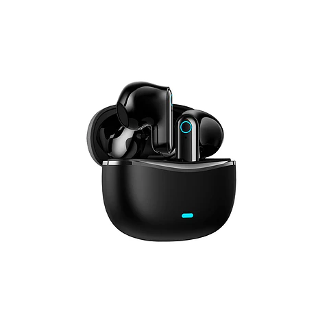 Audífonos Bluetooth MOVISUN T19 TWS Negro con 16 Horas, Control Táctil y Micrófono