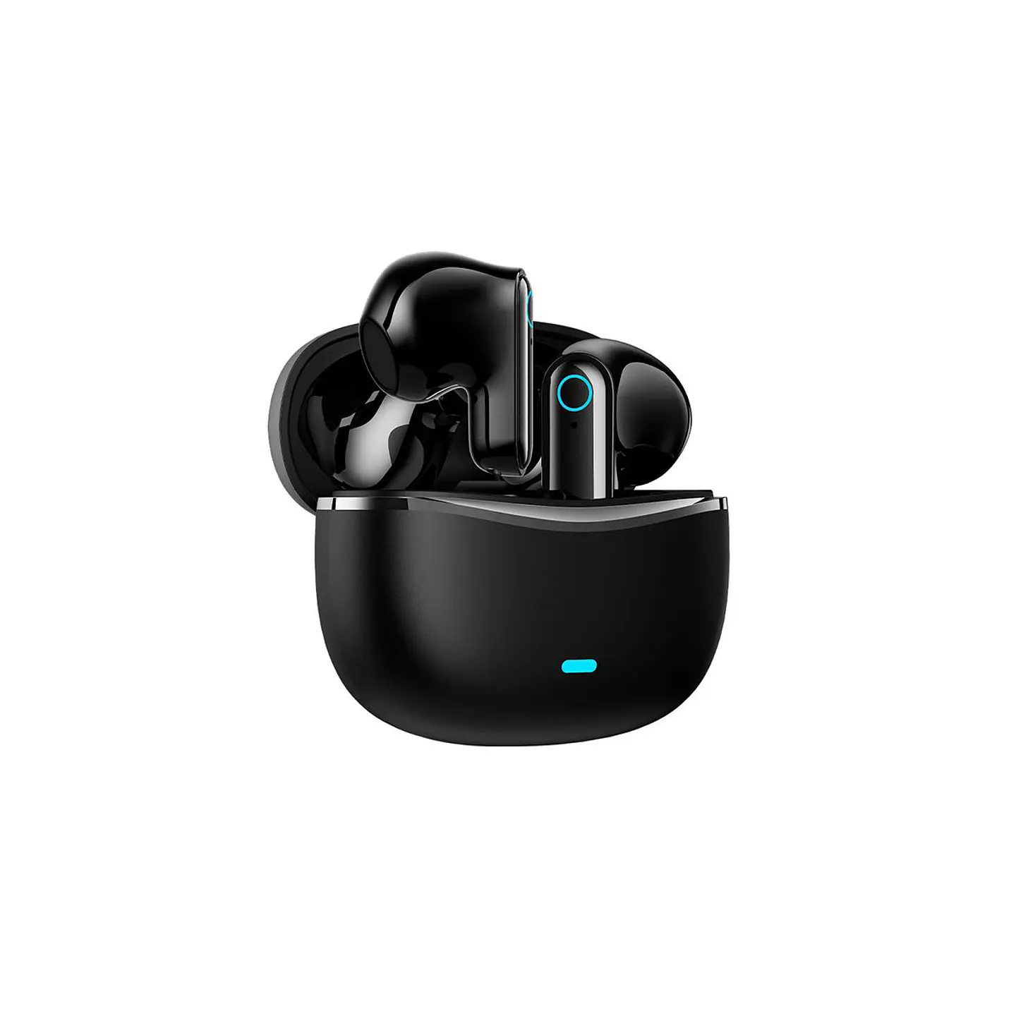 Audífonos Bluetooth MOVISUN T19 TWS Negro con 16 Horas, Control Táctil y Micrófono 1