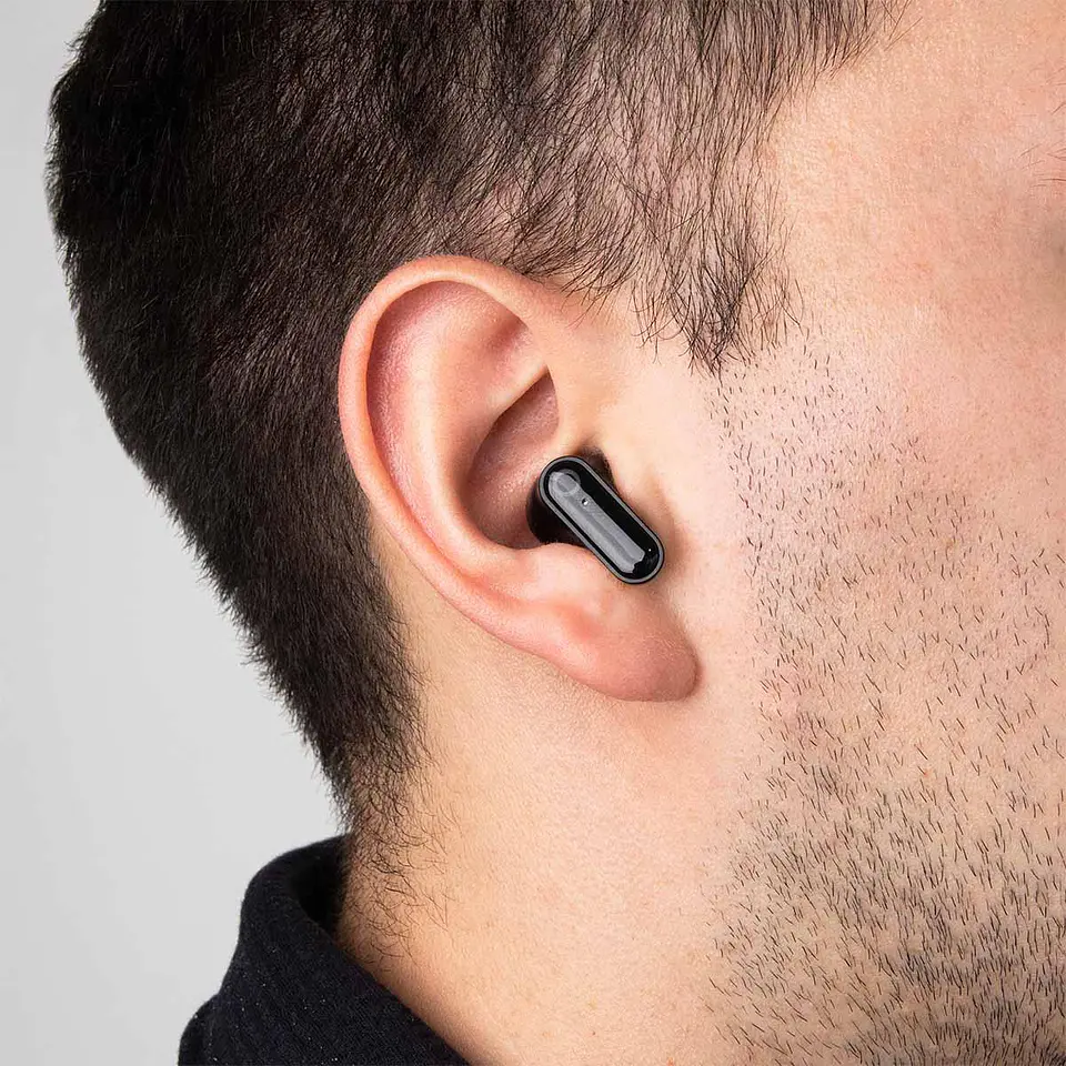 Audífonos Bluetooth MOVISUN T19 TWS Negro con 16 Horas, Control Táctil y Micrófono 5