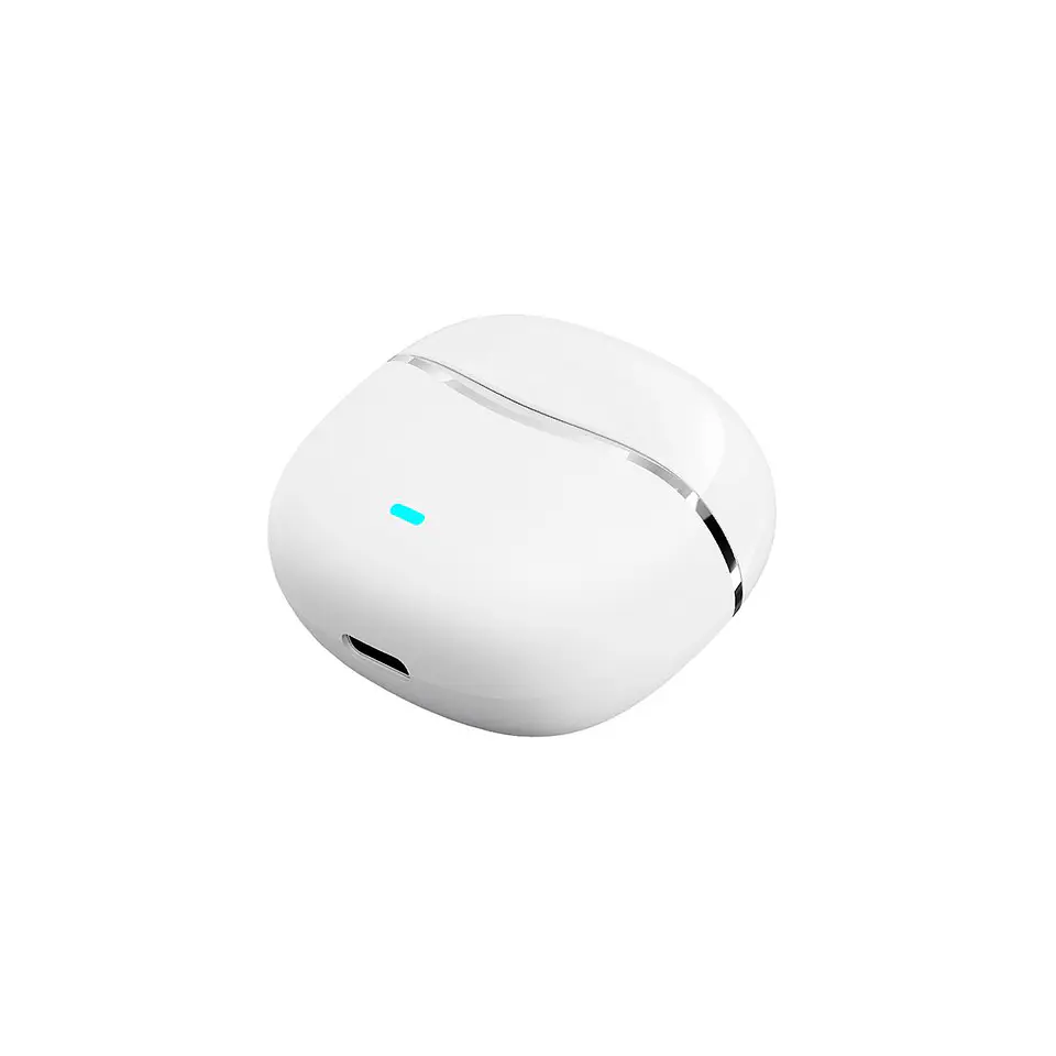 Audífonos Bluetooth MOVISUN T19 TWS Blanco con 16 Horas, Control Táctil y Micrófono 4