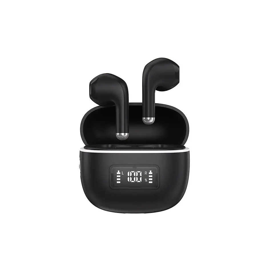 Audífonos Bluetooth MOVISUN T20 TWS Negro con Pantalla LED, Bluetooth 6.0 y 16 Horas 1