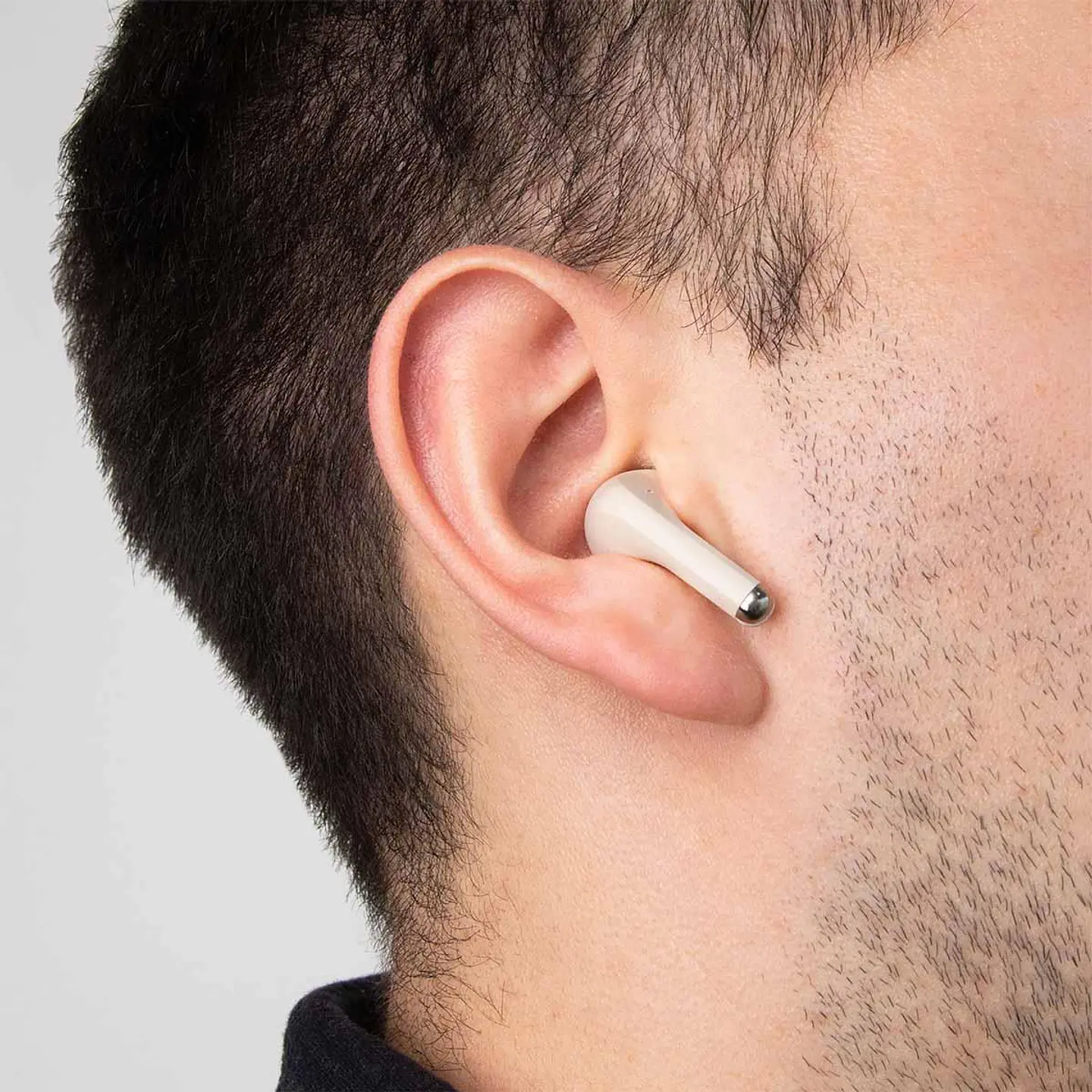 Audífonos Bluetooth MOVISUN T20 TWS Beige con Pantalla LED, Bluetooth 6.0 y 16 Horas 5