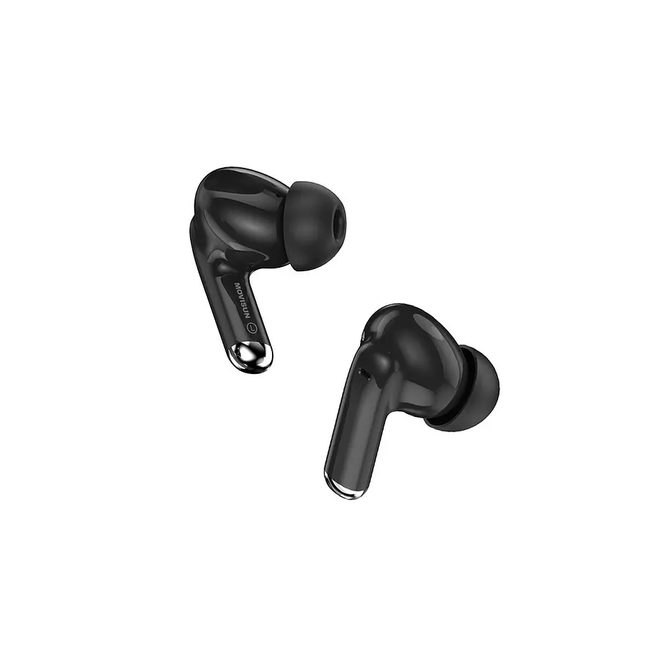 Audífonos Bluetooth MOVISUN T21 TWS Negro con 22 Horas, Sensor Táctil y Bluetooth 6.0 2