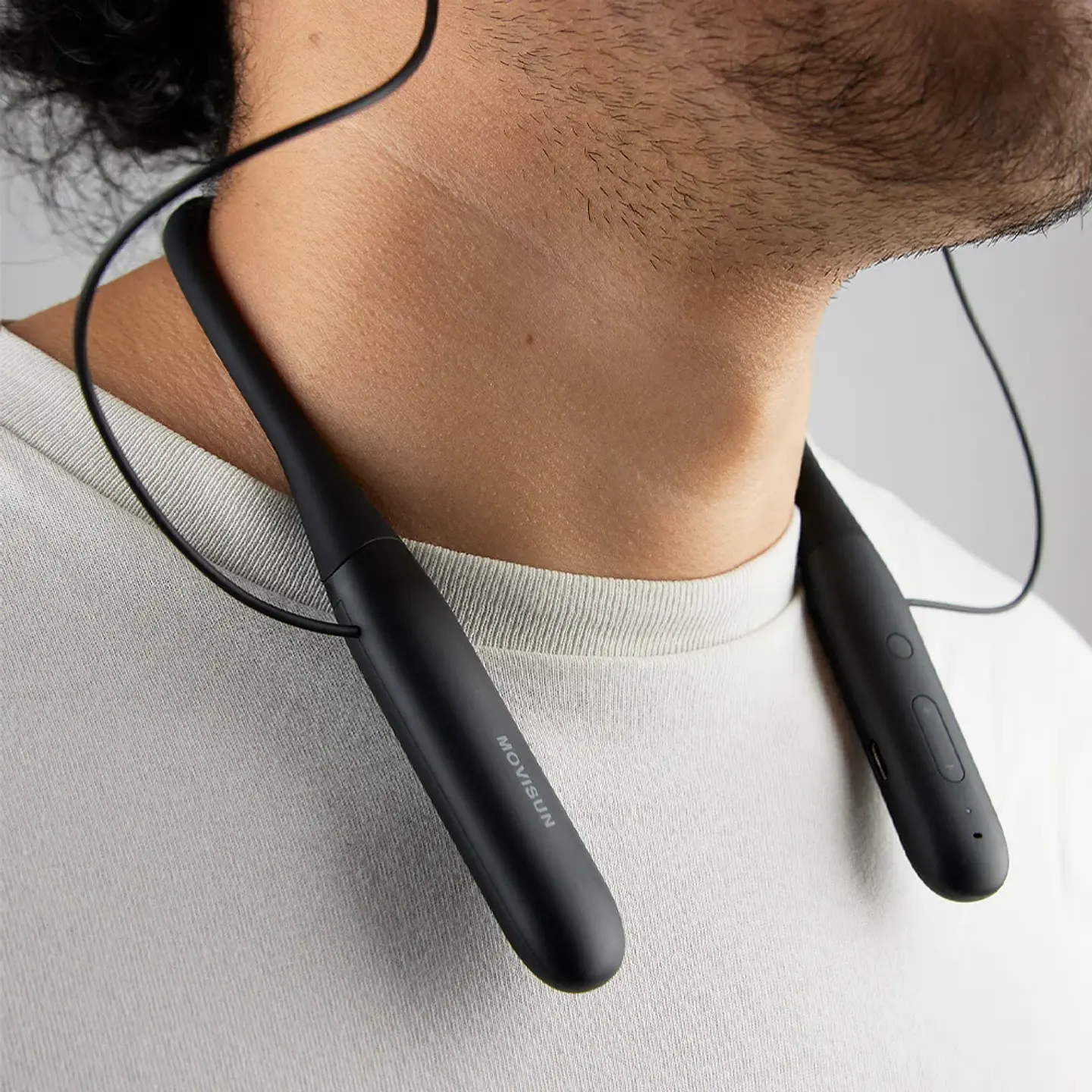 Audífonos Bluetooth de Collar MOVISUN Flex Super 4 con 80 Horas, Magnéticos y Tipo C 5