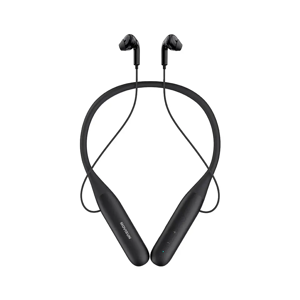 Audífonos Bluetooth de Collar MOVISUN Flex Super 4 con 80 Horas, Magnéticos y Tipo C 1