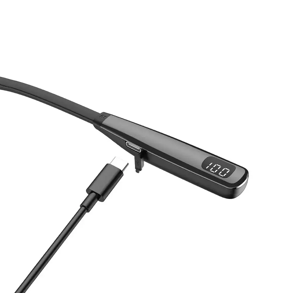 Audífonos Bluetooth de Collar MOVISUN Flex Super2 Negro con Pantalla LED, 41 Horas y Modo Juego 3
