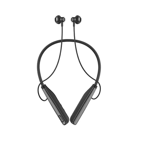 Audífonos Bluetooth de Collar MOVISUN Flex Super2 Negro con Pantalla LED, 41 Horas y Modo Juego