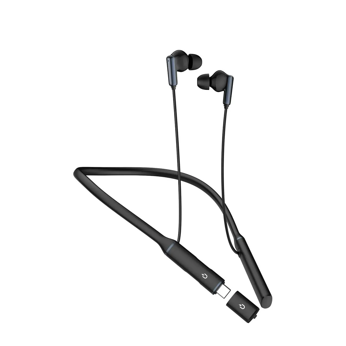 Audífonos Bluetooth de Collar MOVISUN Flex 4 Negro con 32 Horas, Sonido 3D y Modo Juego 2