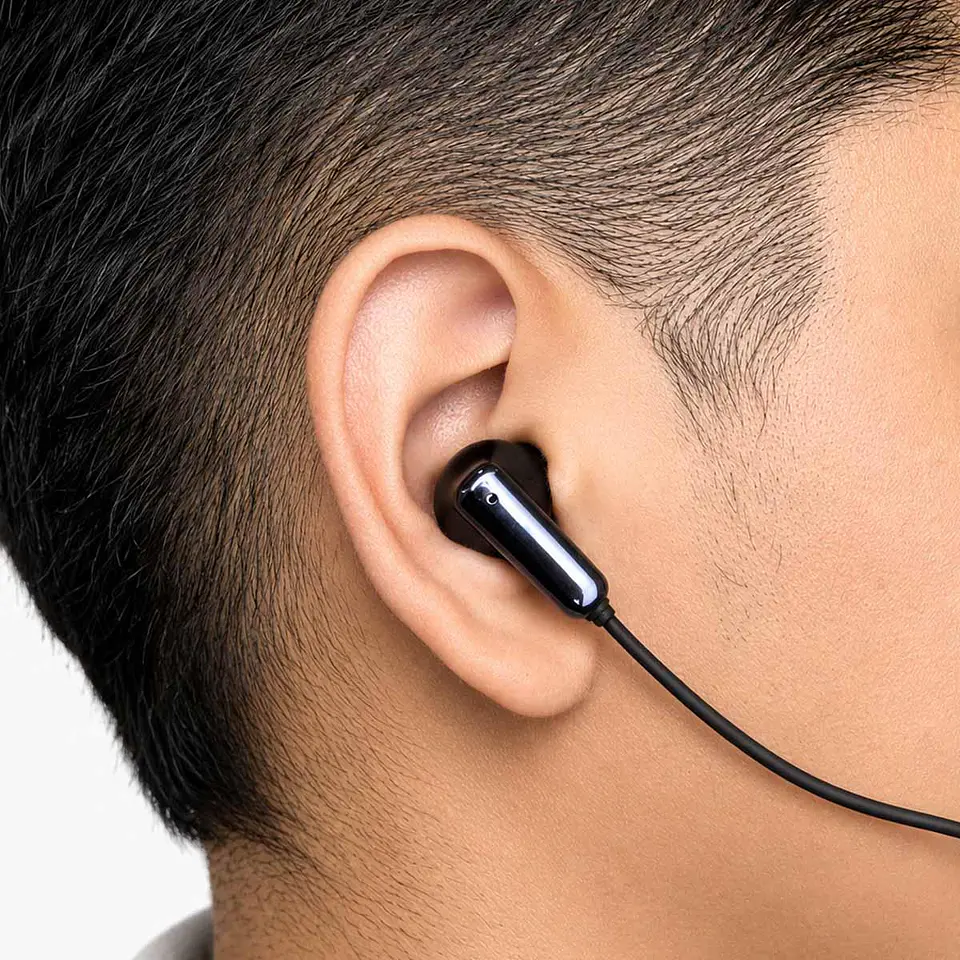 Audífonos Bluetooth de Collar MOVISUN Flex 4 Negro con 32 Horas, Sonido 3D y Modo Juego 6