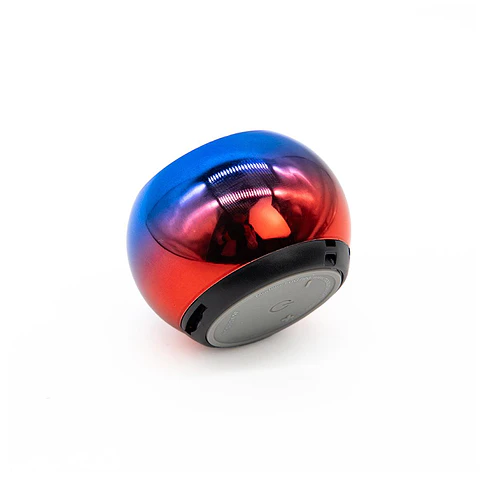 Mini Parlante Bluetooth MOVISUN EGG Neo 5W con TWS y Radio FM Azul con Rojo