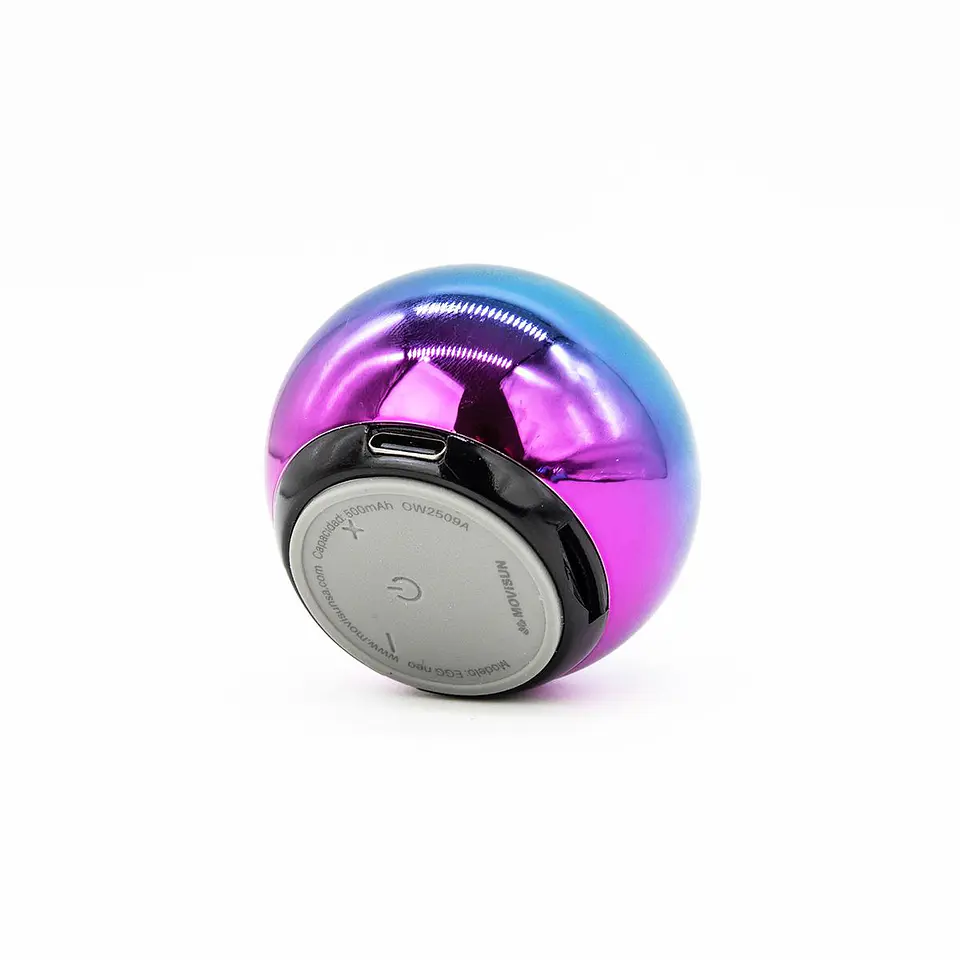 Mini Parlante Bluetooth MOVISUN EGG Neo 5W con TWS y Radio FM Celeste/Lila 3