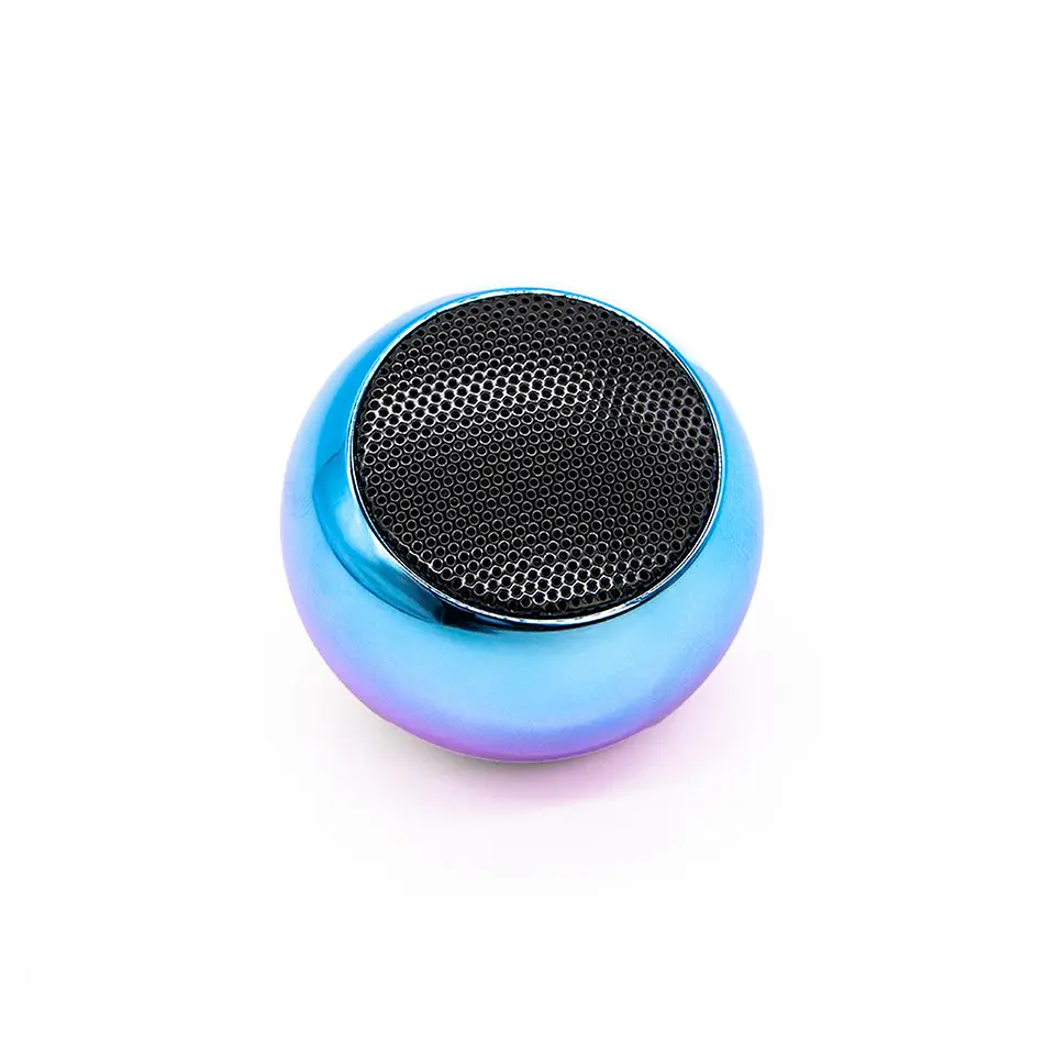 Mini Parlante Bluetooth MOVISUN EGG Neo 5W con TWS y Radio FM Celeste/Lila 2