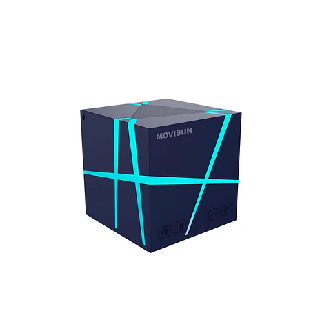 Parlante Bluetooth MOVISUN Power Magic 5W con Luces RGB, TWS y Bluetooth 6.0