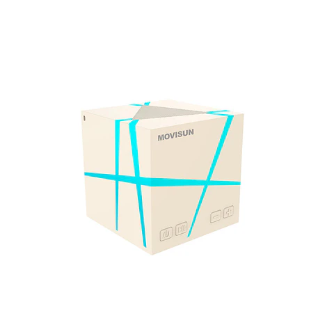 Parlante Bluetooth MOVISUN Power Magic 5W con Luces RGB, TWS y Bluetooth 6.0 Beige