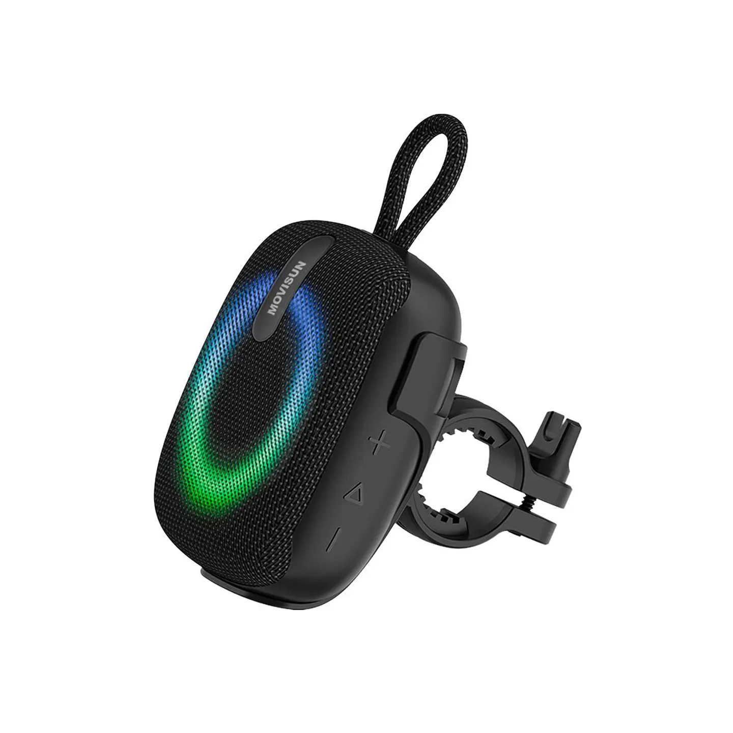 Parlante Bluetooth MOVISUN Power Sport para Bicicleta con IPX7, TWS y LED RGB 2