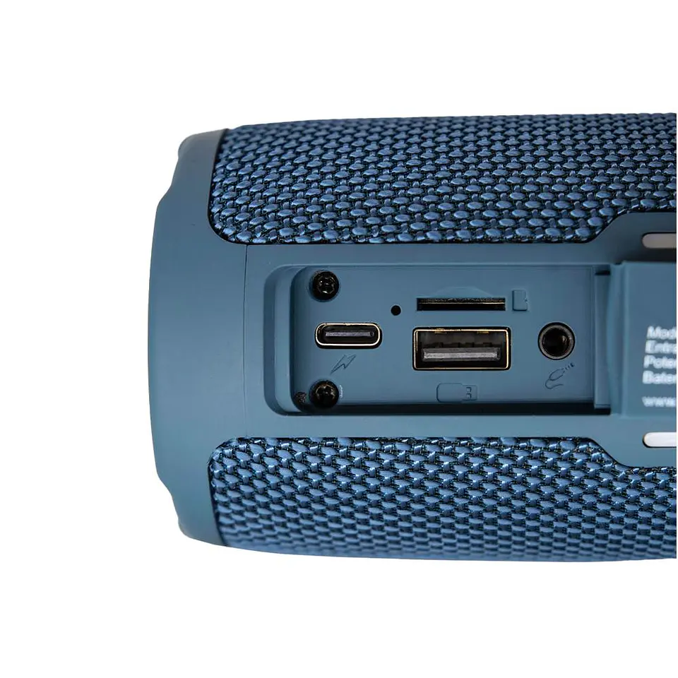 Parlante Bluetooth MOVISUN Power Three 16W con TWS, Luces LED y Radio FM 3