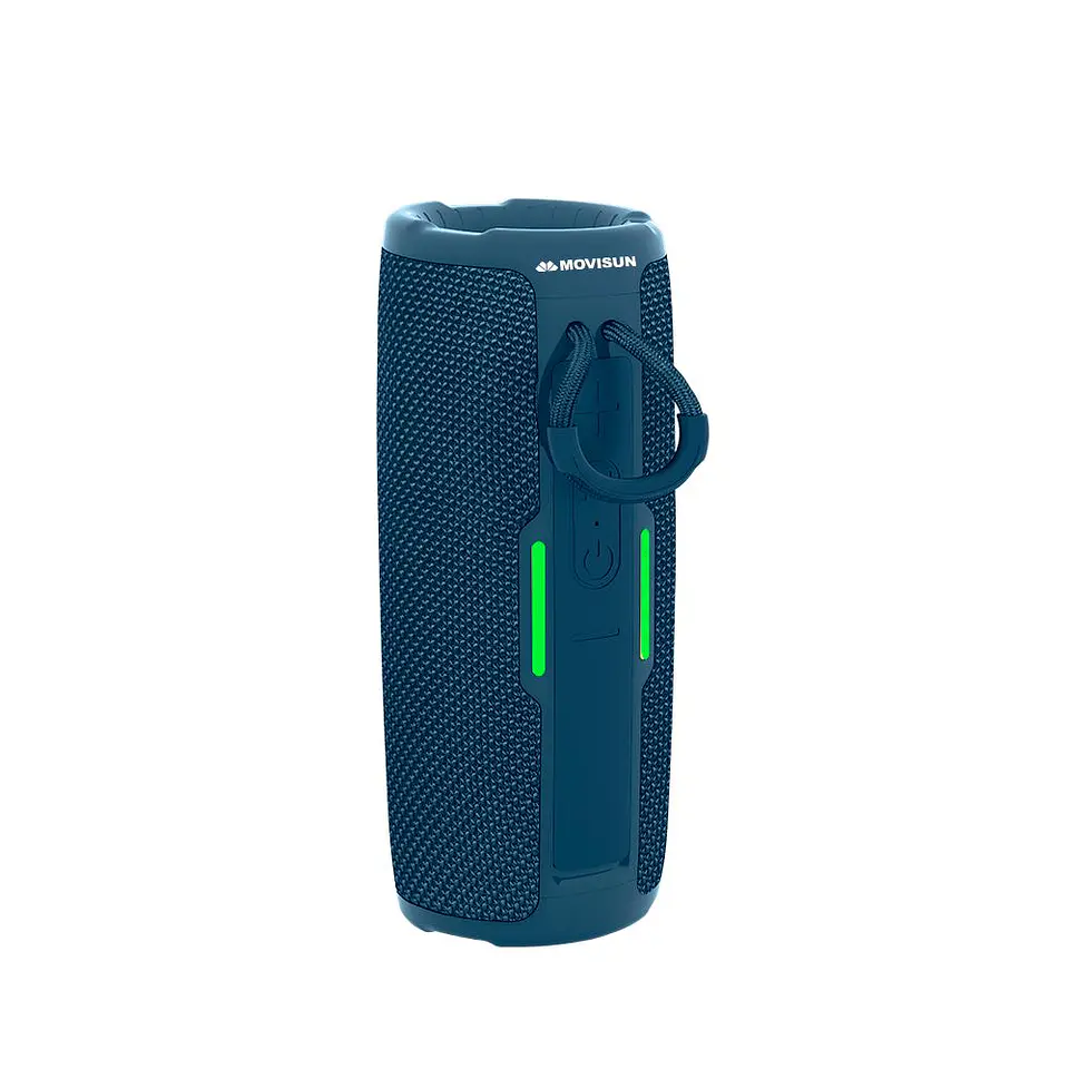 Parlante Bluetooth MOVISUN Power Three 16W con TWS, Luces LED y Radio FM 1