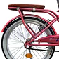 Bicicleta Vintage Aro 20 para Niñas con Canasta y Parrilla Fucsia - Miniatura 5