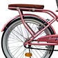 Bicicleta Vintage Aro 20 para Niñas con Canasta y Parrilla Rosada - Miniatura 5