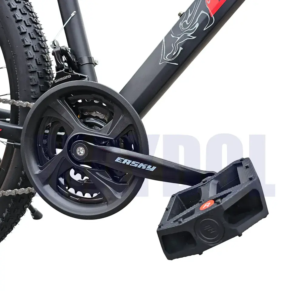 Bicicleta MTB EASKY Aro 26 Shimano Tourney 21 Velocidades Negro/Rojo 5