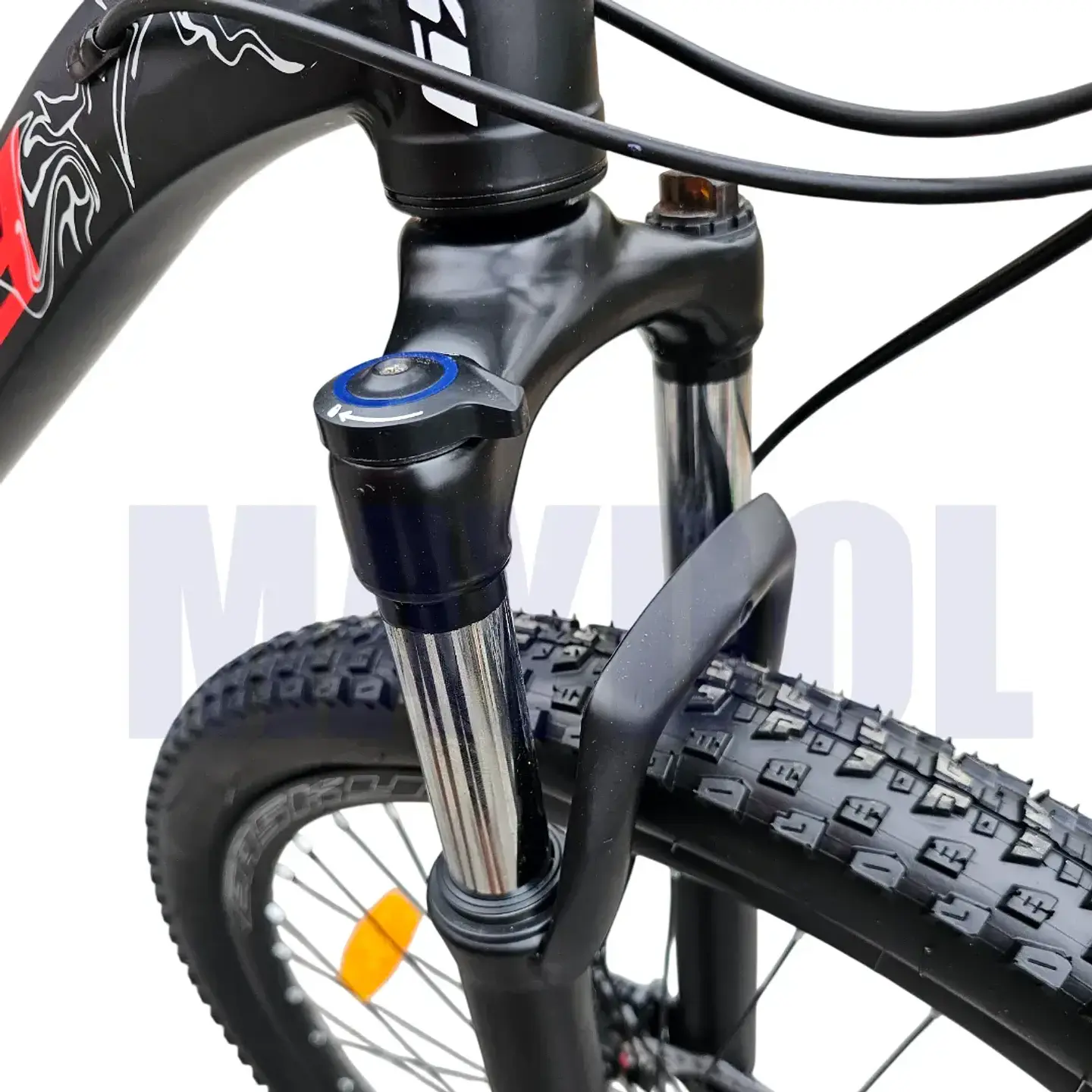 Bicicleta MTB EASKY Aro 26 Shimano Tourney 21 Velocidades Negro/Rojo 4