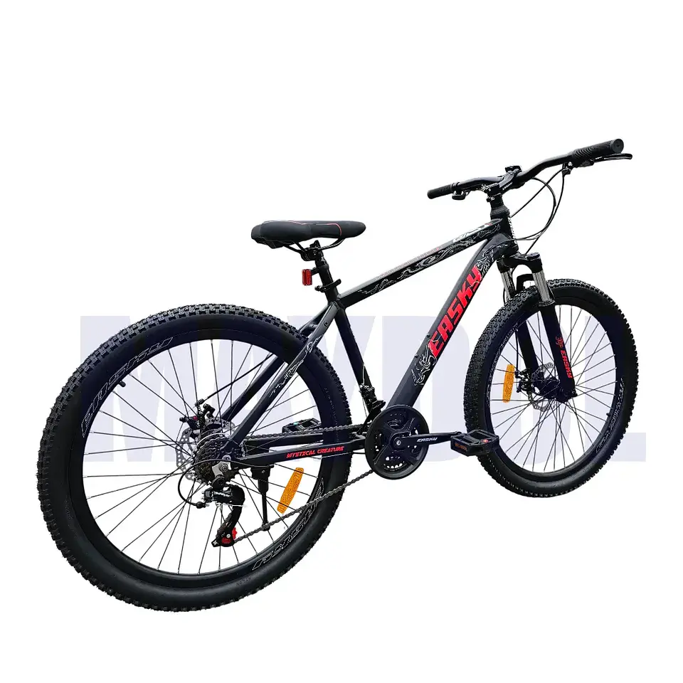 Bicicleta MTB EASKY Aro 26 Shimano Tourney 21 Velocidades Negro/Rojo 3