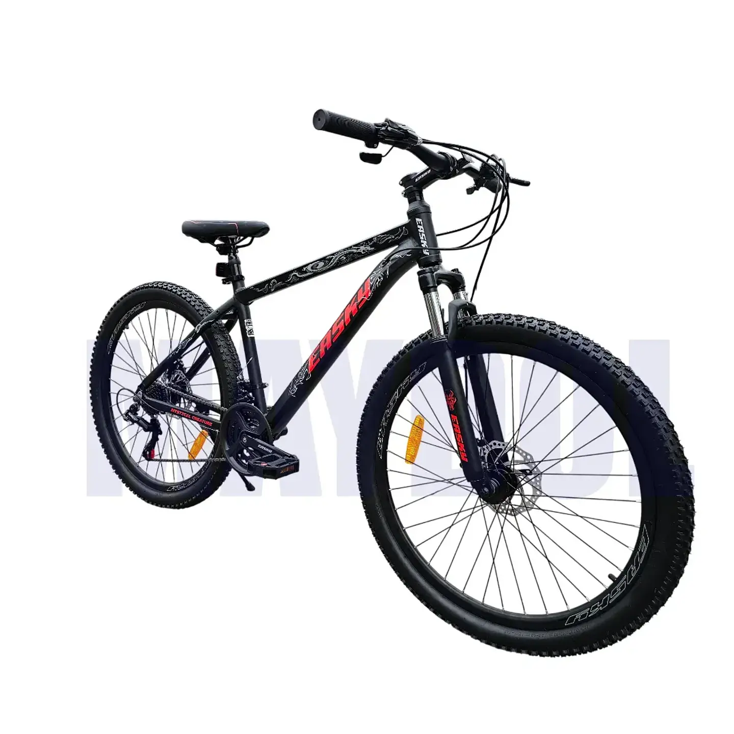 Bicicleta MTB EASKY Aro 26 Shimano Tourney 21 Velocidades Negro/Rojo 2