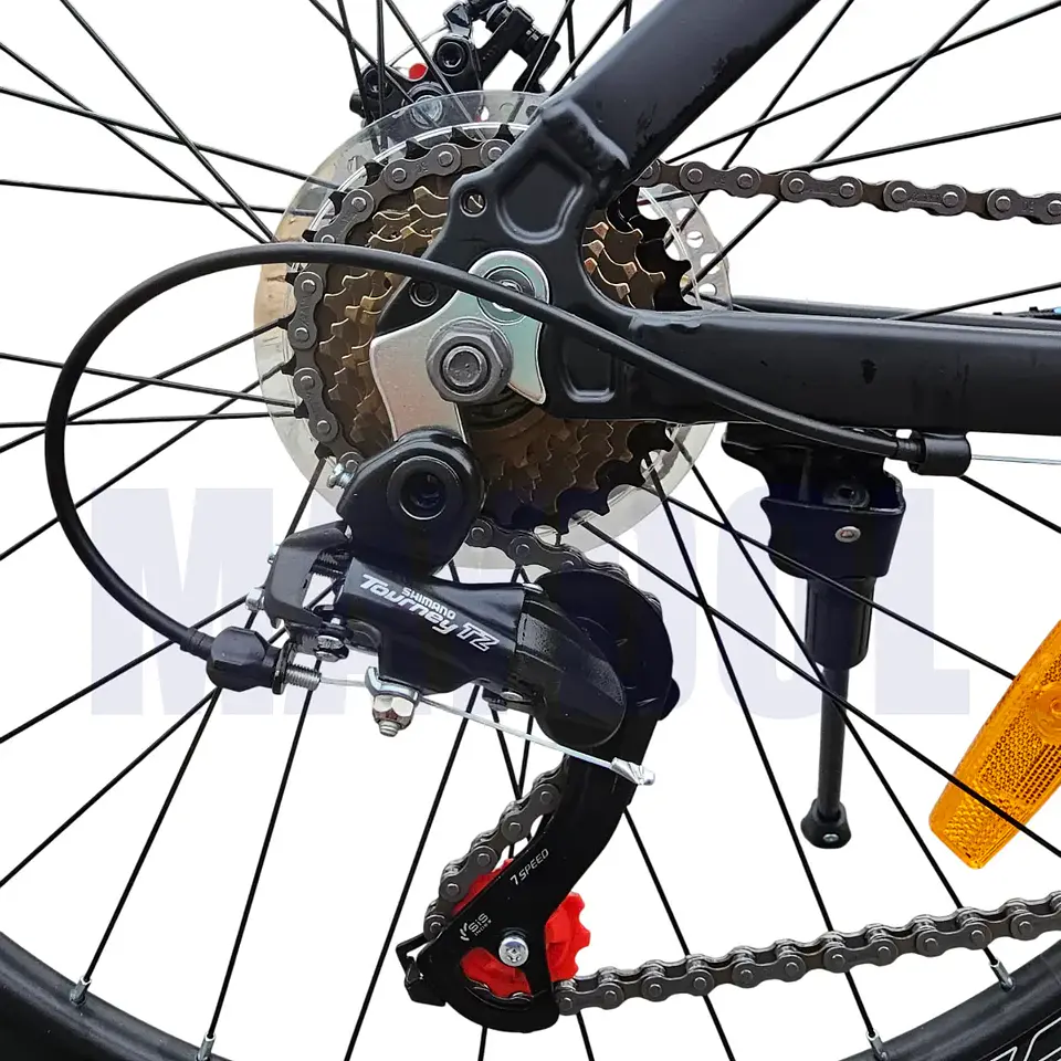 Bicicleta MTB LIMIT Aro 26 Shimano Tourney 21 Velocidades Negro/Azul 5