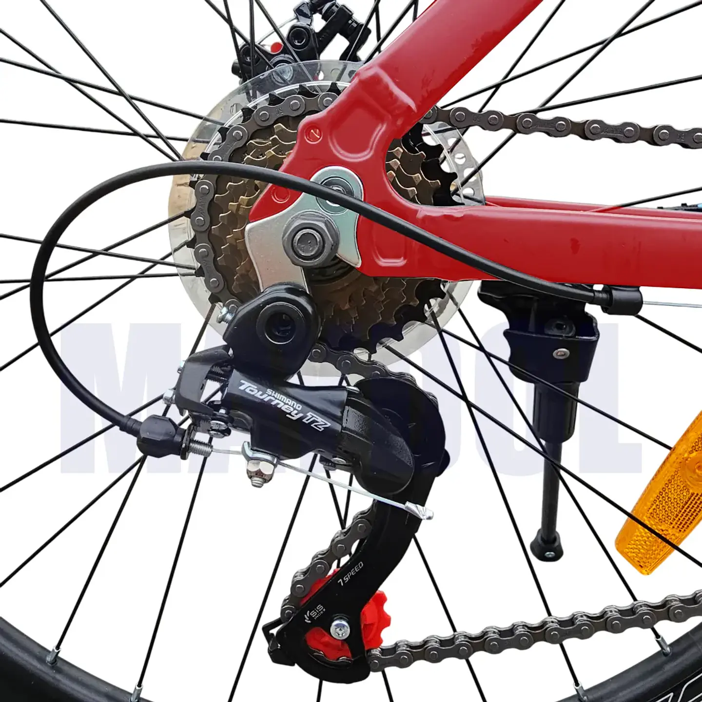 Bicicleta MTB LIMIT Aro 26 Shimano Tourney 21 Velocidades Negro/Rojo 5