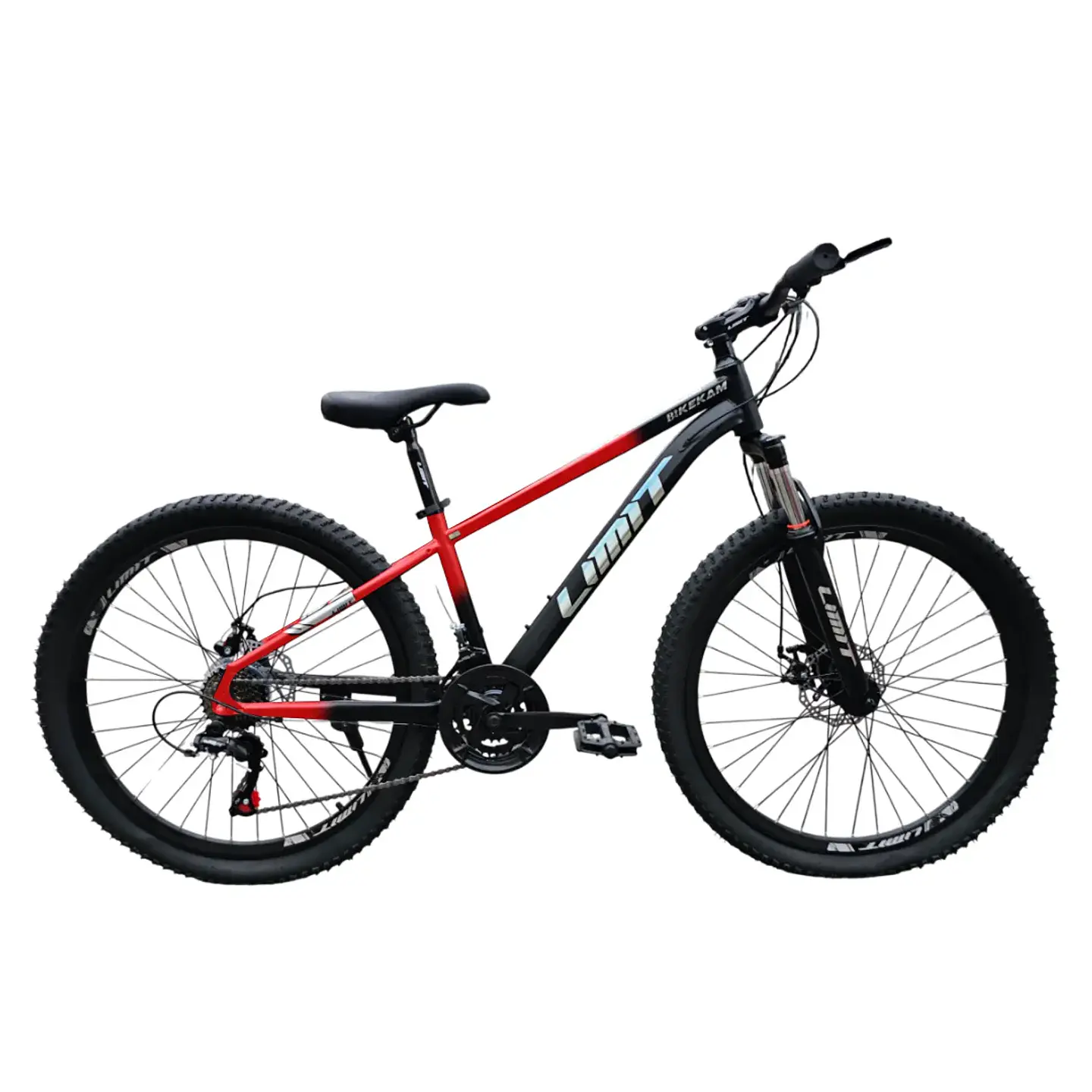Bicicleta MTB LIMIT Aro 26 Shimano Tourney 21 Velocidades Negro/Rojo 1