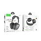 Audífonos Bluetooth Hoco W68 Calma ANC Over-Ear Negros con Cancelación de Ruido y 45H - Miniatura 3
