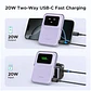 Power Bank UGREEN Magnético Inalámbrico 10000mAh PD 20W con Pantalla TFT y Soporte - Miniatura 3