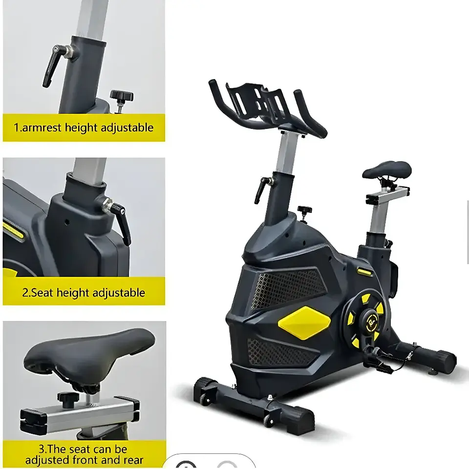 Bicicleta de Spinning Profesional con Volante de Inercia 18 kg y Capacidad 160 kg 3