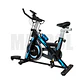 Bicicleta de Spinning 3 en 1 Sport Pro con LCD y Resistencia Ajustable Azul - Miniatura 2