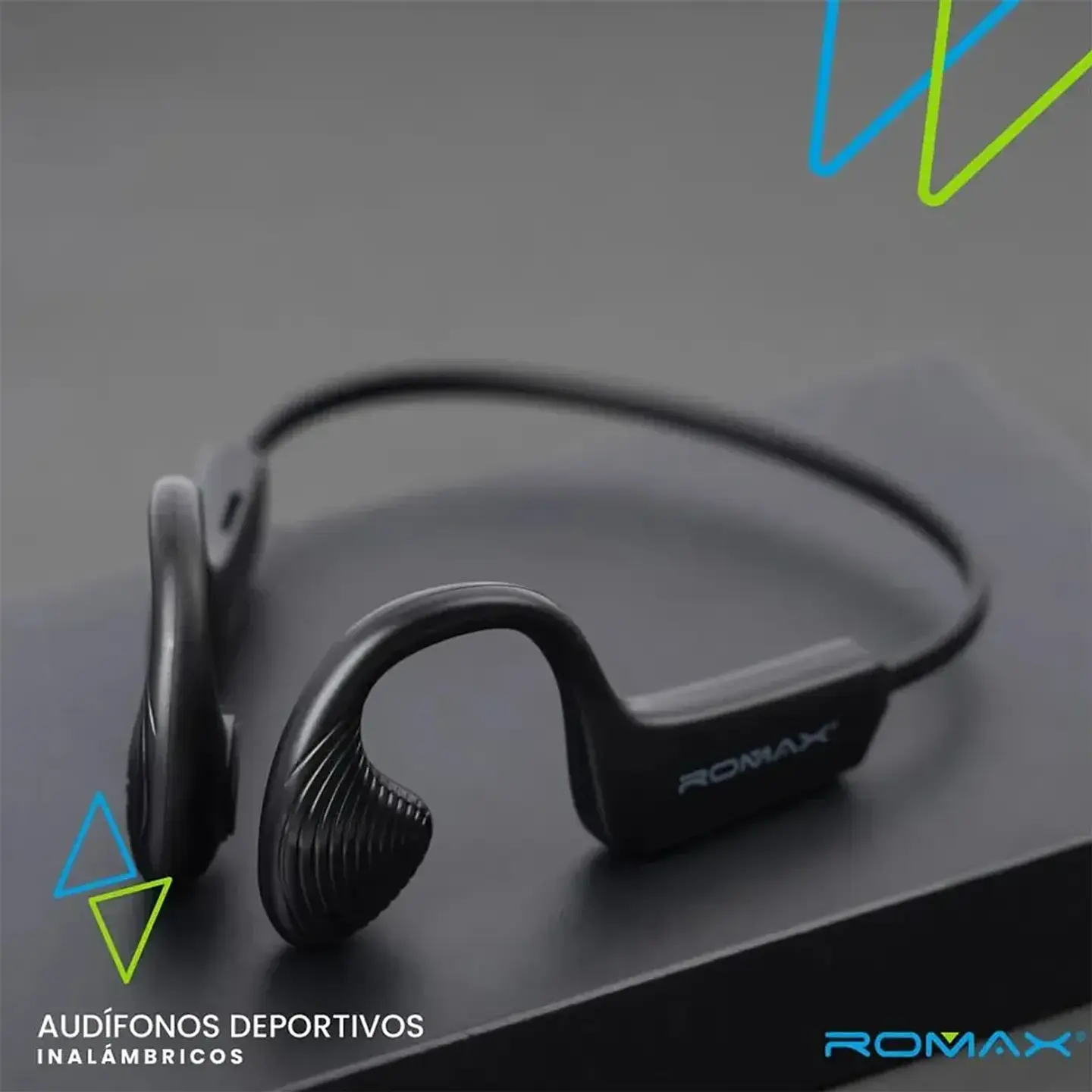 Audífonos Deportivos Inalámbricos Romax TCA 0307 Negros 2