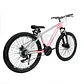Bicicleta MTB Dama Aro 24 Limit con Shimano 21V y Suspensión Rosada - Miniatura 3